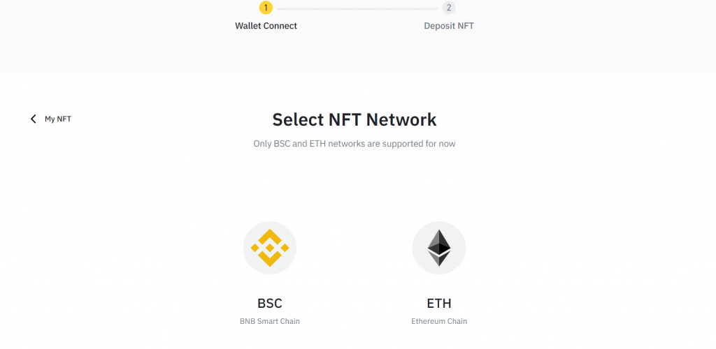 Chọn mạng lưới của NFTs